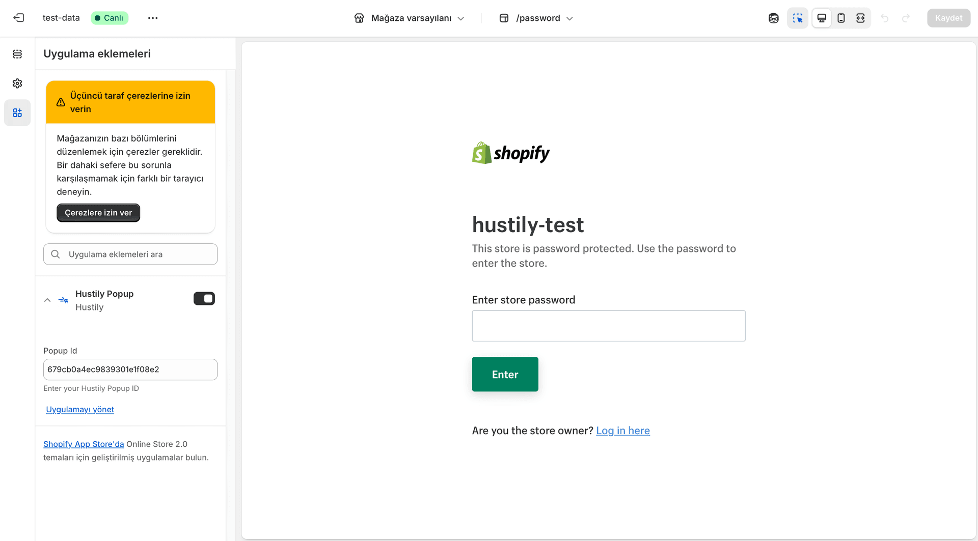 Theme Liquid Editor | Hustily